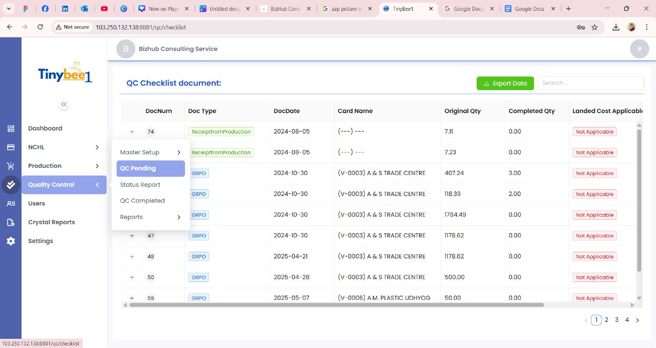 loading project image